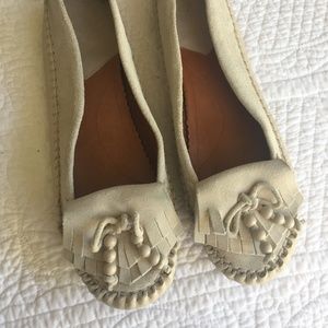 Women's Lucky Brand Barry moccasins, cream 8.5